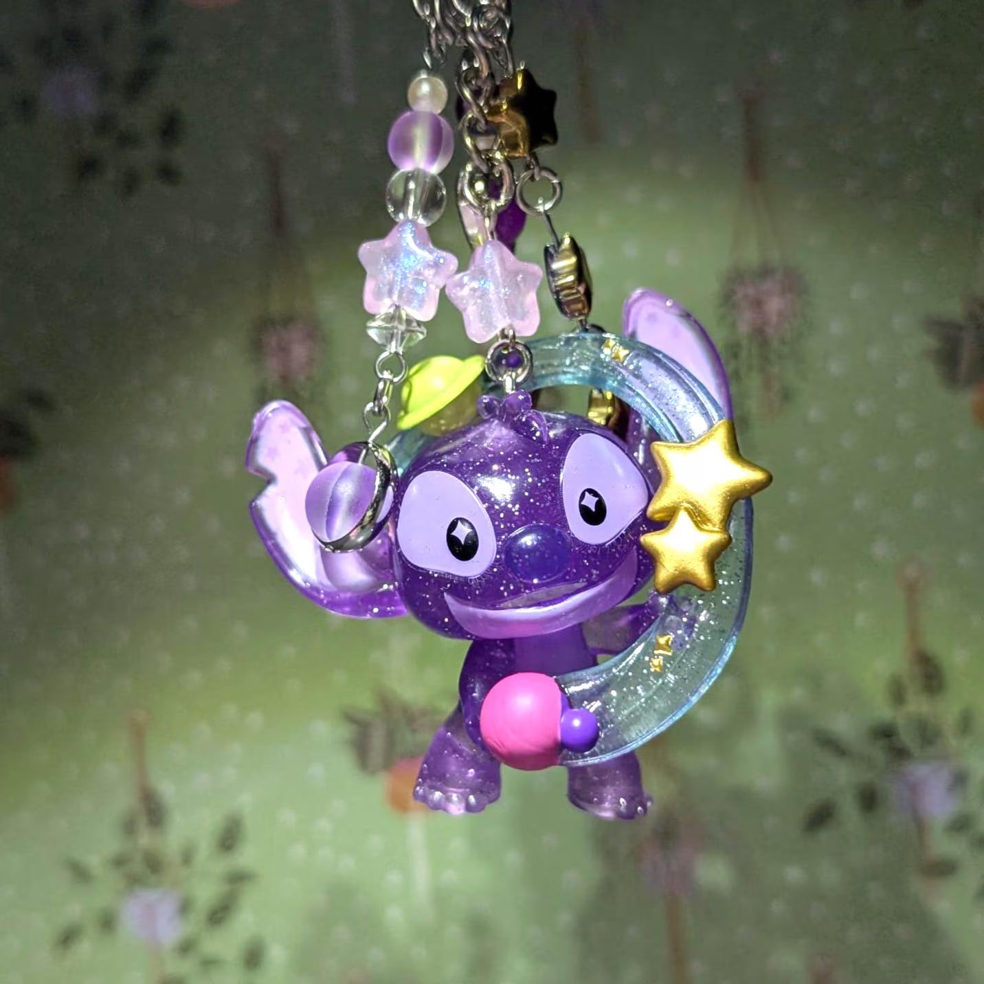 RARE Purple Sparkle Stitch - Outta This World Bag Charm