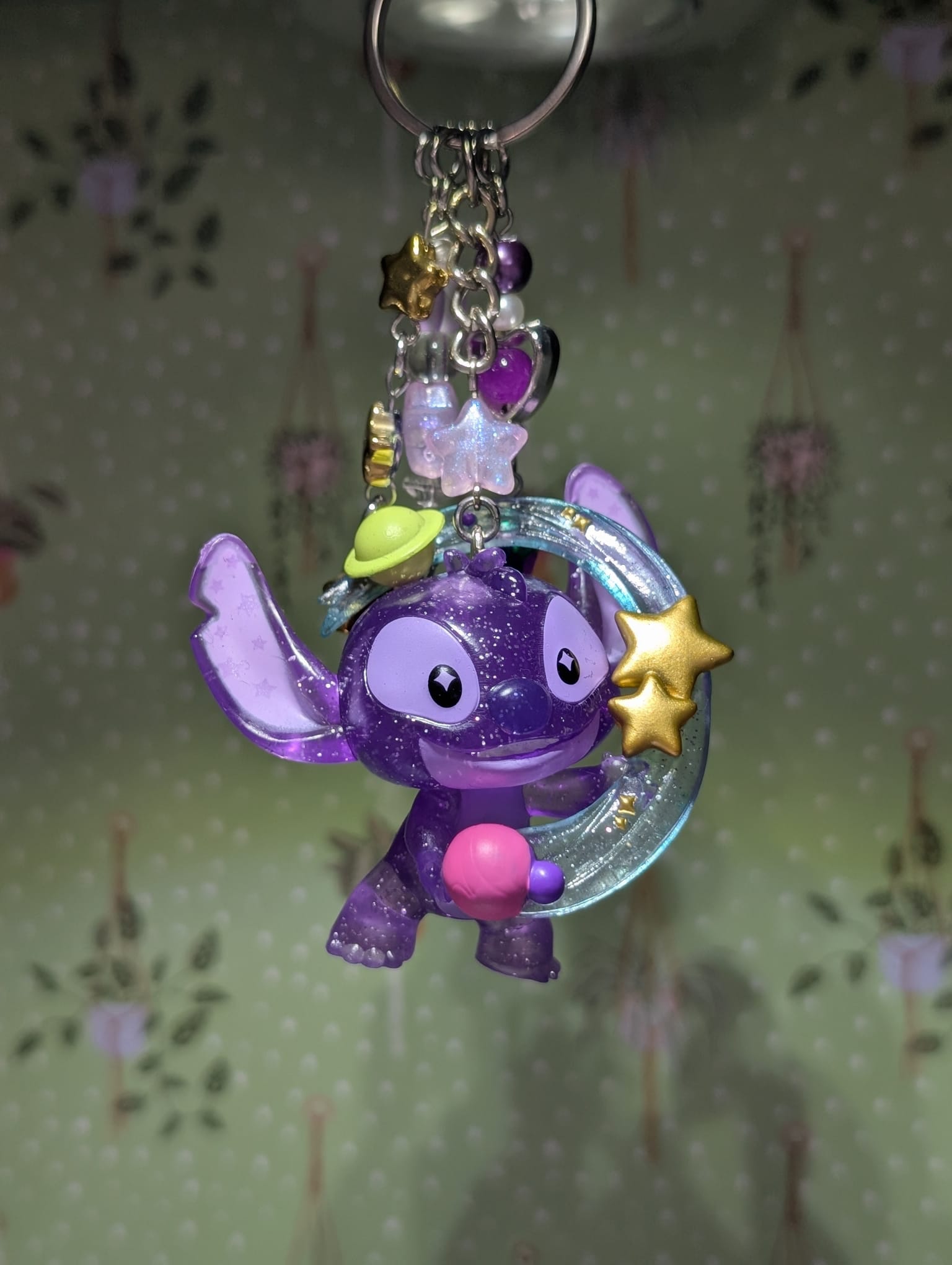 RARE Purple Sparkle Stitch - Outta This World Bag Charm