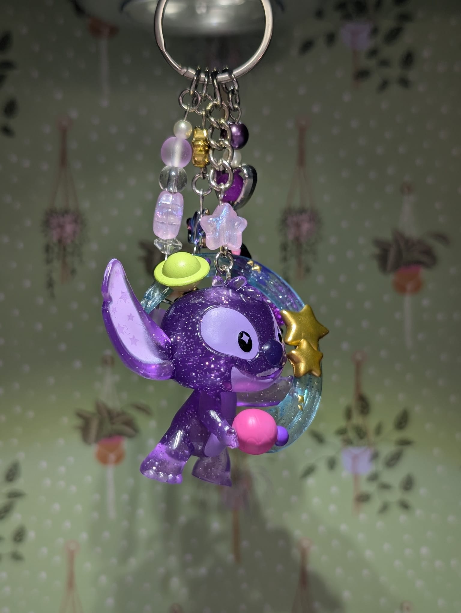 RARE Purple Sparkle Stitch - Outta This World Bag Charm