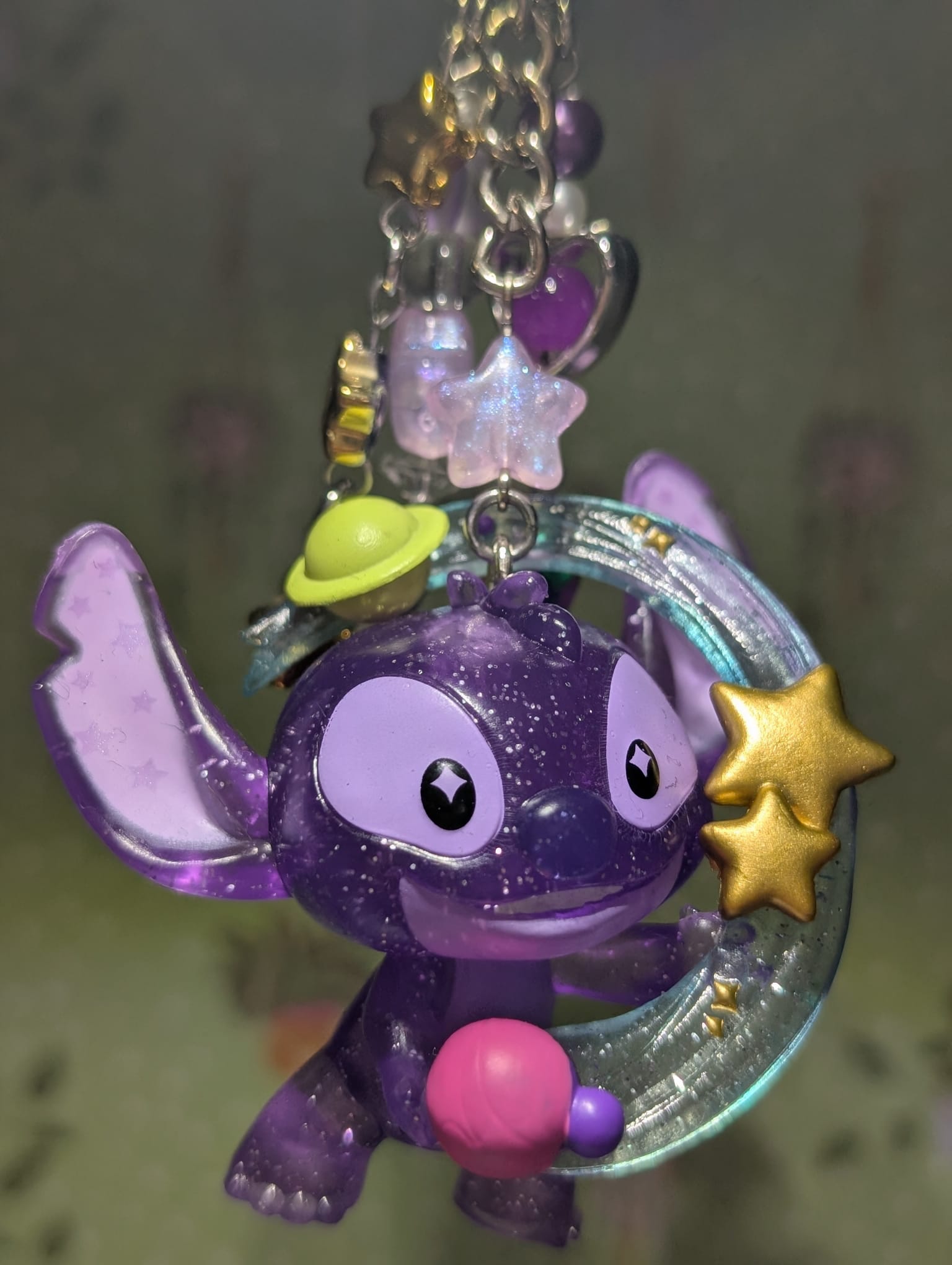 RARE Purple Sparkle Stitch - Outta This World Bag Charm