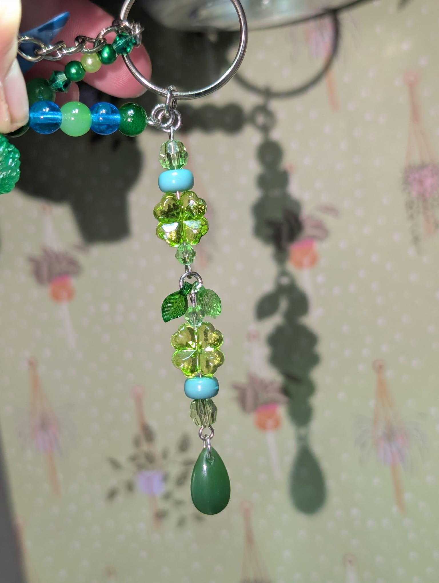 Stitch Holding a Floret of Broccoli Bag Charm