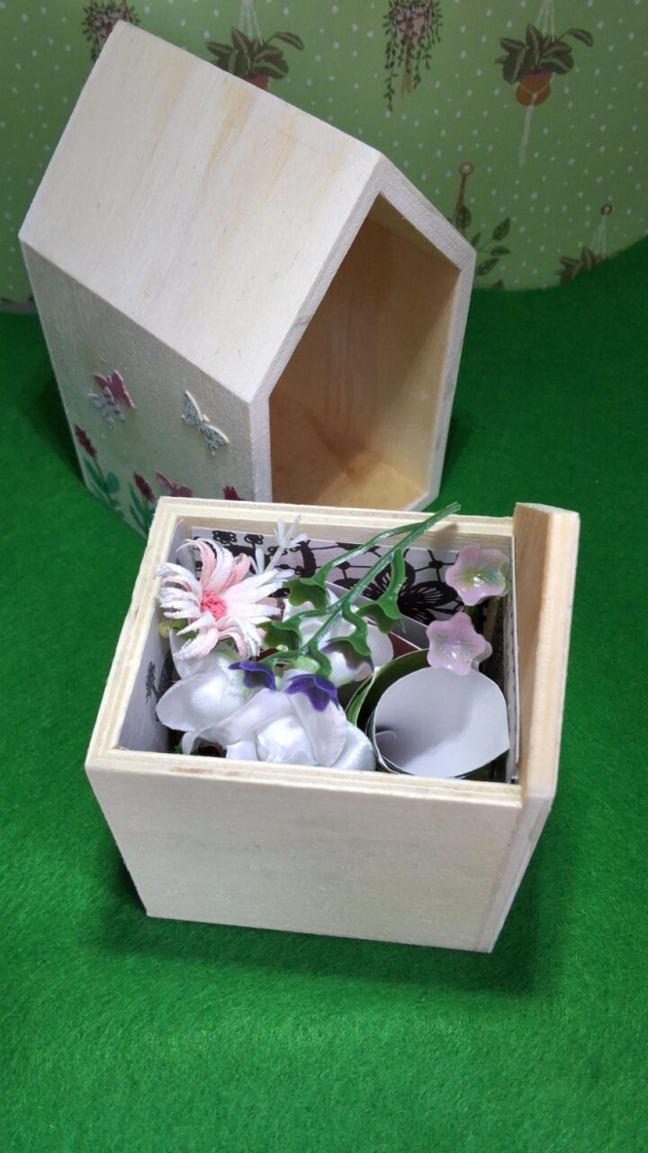 Handcrafted Florist Shop Decorative House - Handmade By Sandra