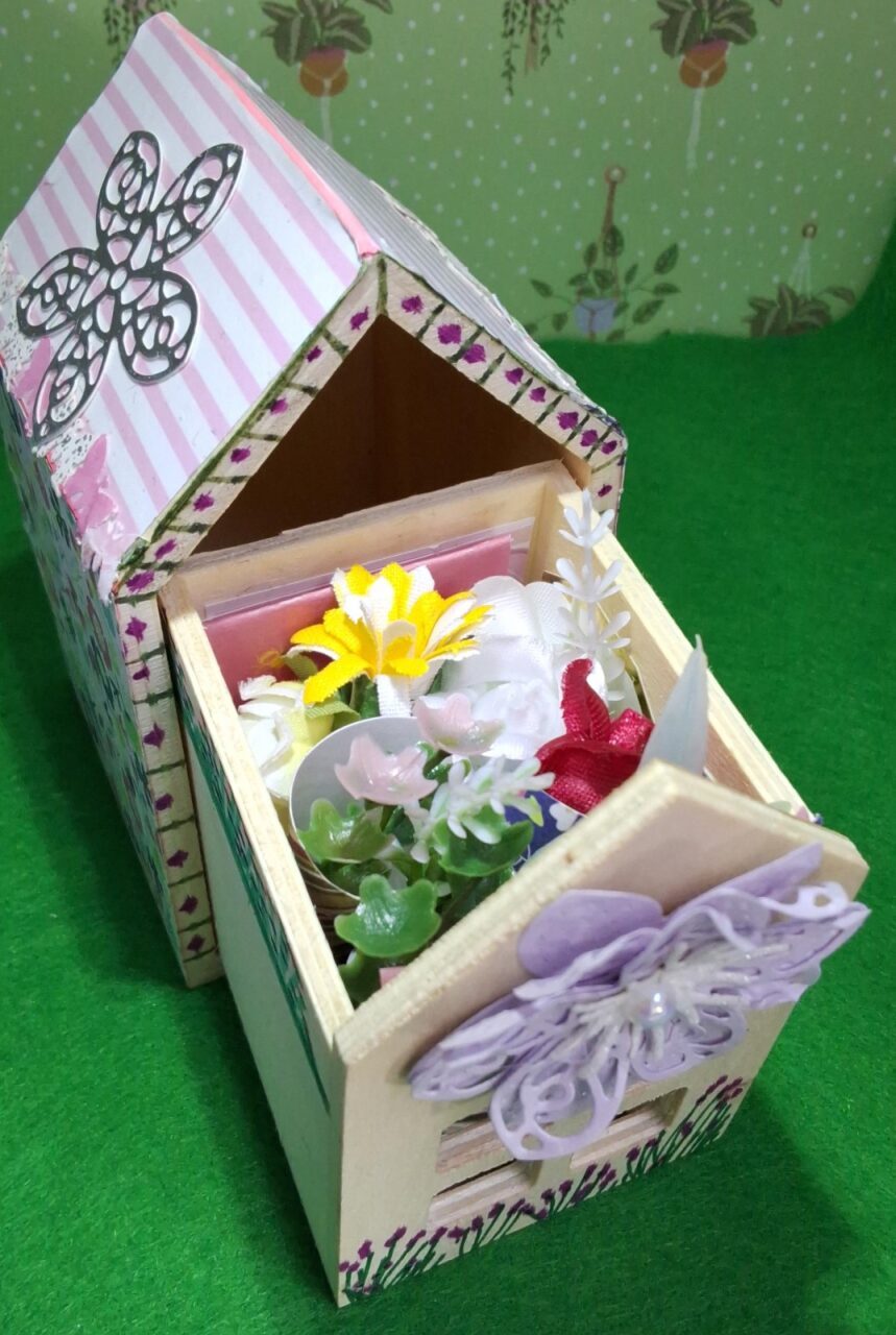 Handcrafted Florist Shop Decorative House - Handmade By Sandra