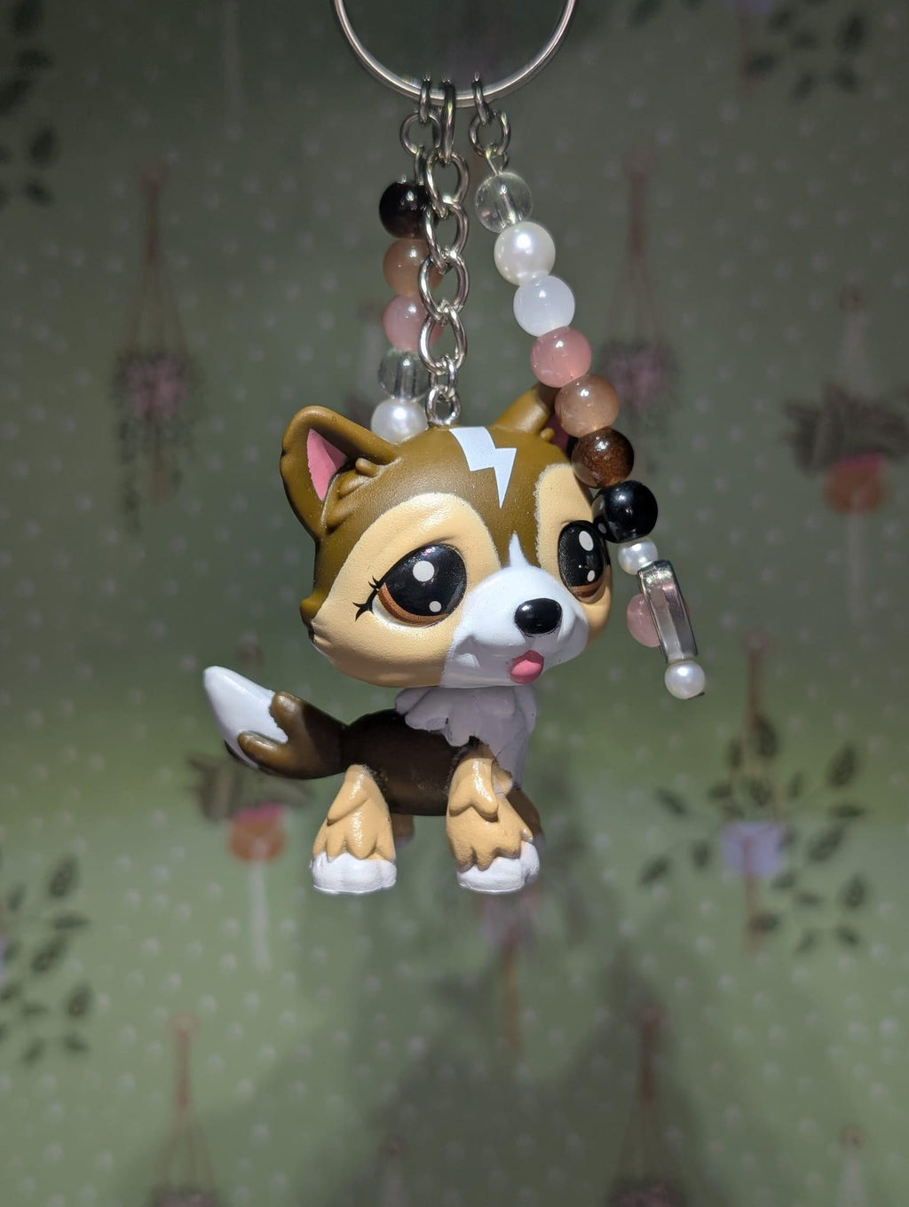 Sheltie Shetland Sheepdog - Genuine Littlest Pet Shop Figure Keyring / Bag Charm