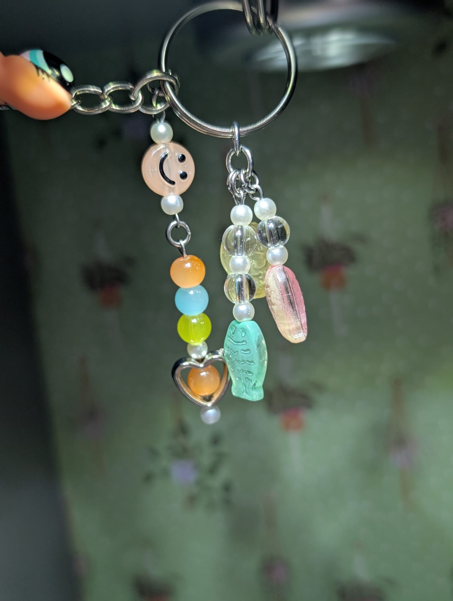 Orange and Turquoise Hermit Crab - Genuine Littlest Pet Shop Bag Charm