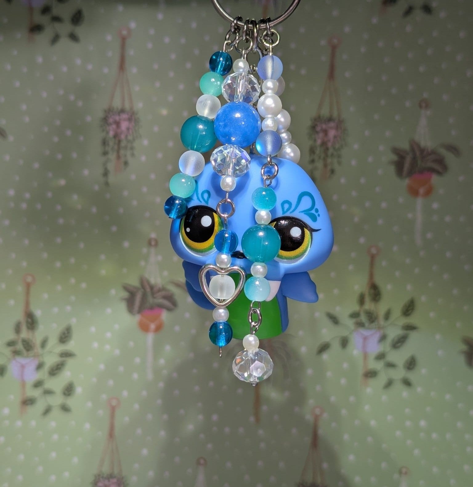 Blue Walrus - Genuine Littlest Pet Shop Figure Keyring / Bag Charm
