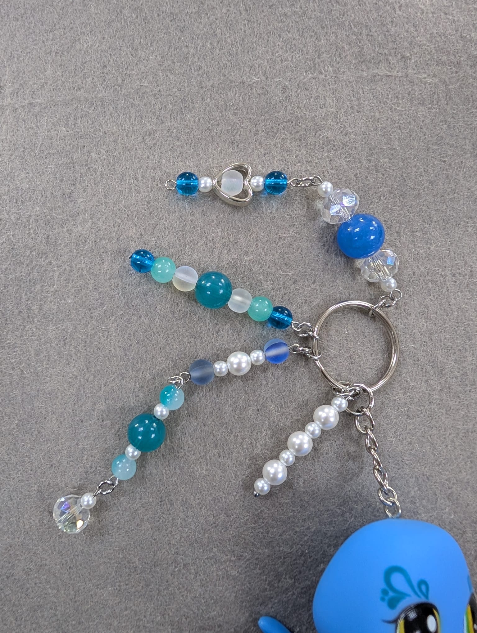 Blue Walrus - Genuine Littlest Pet Shop Figure Keyring / Bag Charm