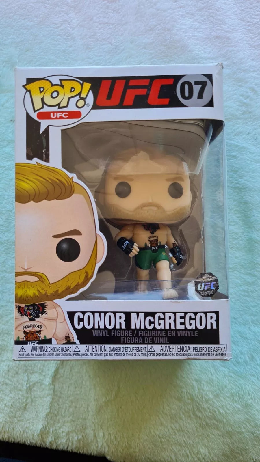 Funko Pop! -  #07 UFC - Conor McGregor *RARE Green Shorts Series 2*
