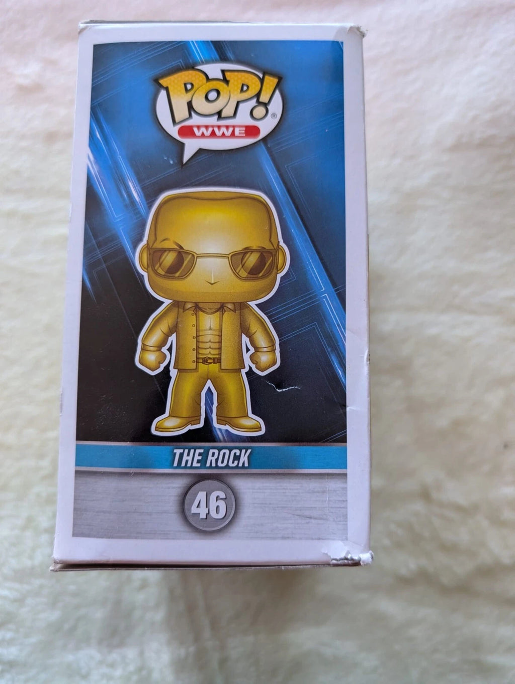 Funko Pop! - #46 WWE Smackdown 20th Anniversary - The Rock (Gold)