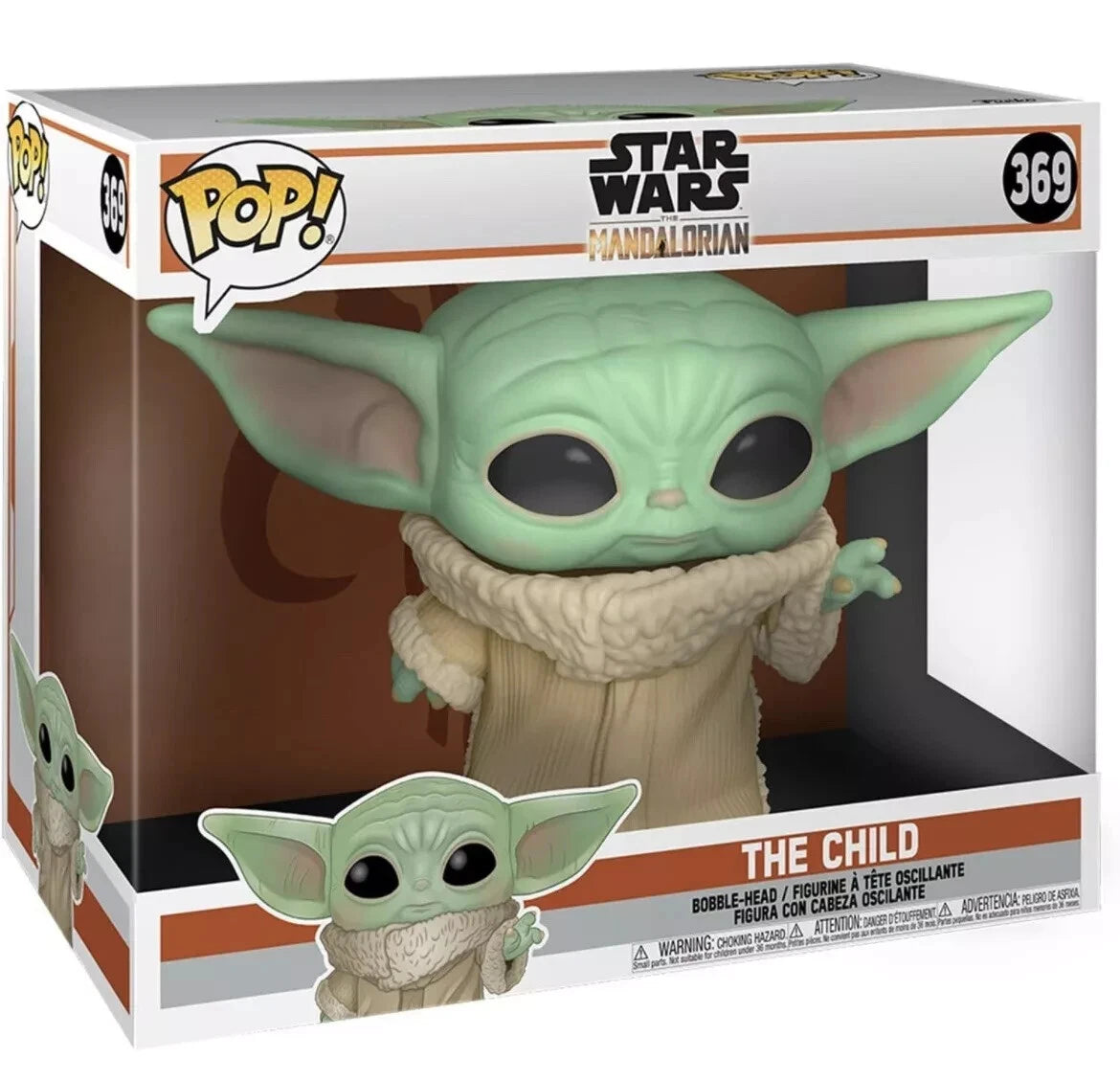 Funko Pop! 10" Bobblehead - #369 StarWars - The Child (Grogu)