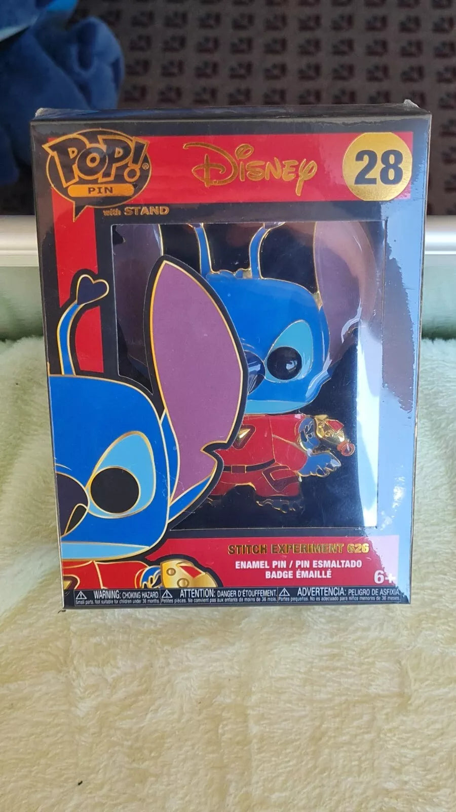 Funko Pop! - Pin With Stand #28 - Lilo & Stitch - Experiment 626
