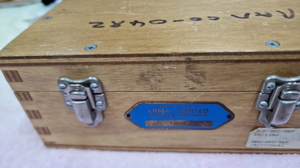 RAF Aircraft Test Gauge Kit Erma Ltd with box - Vintage Collectible