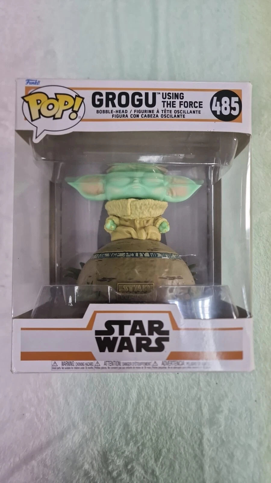 Funko Pop! - #485 StarWars - The Mandalorian - The Child (Grogu) Using The Force