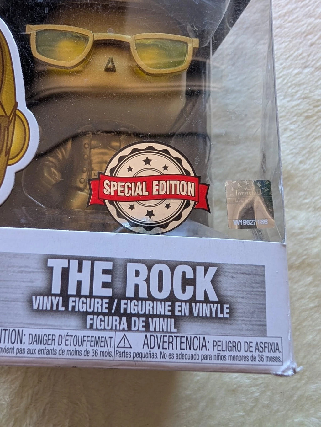 Funko Pop! - #46 WWE Smackdown 20th Anniversary - The Rock (Gold)