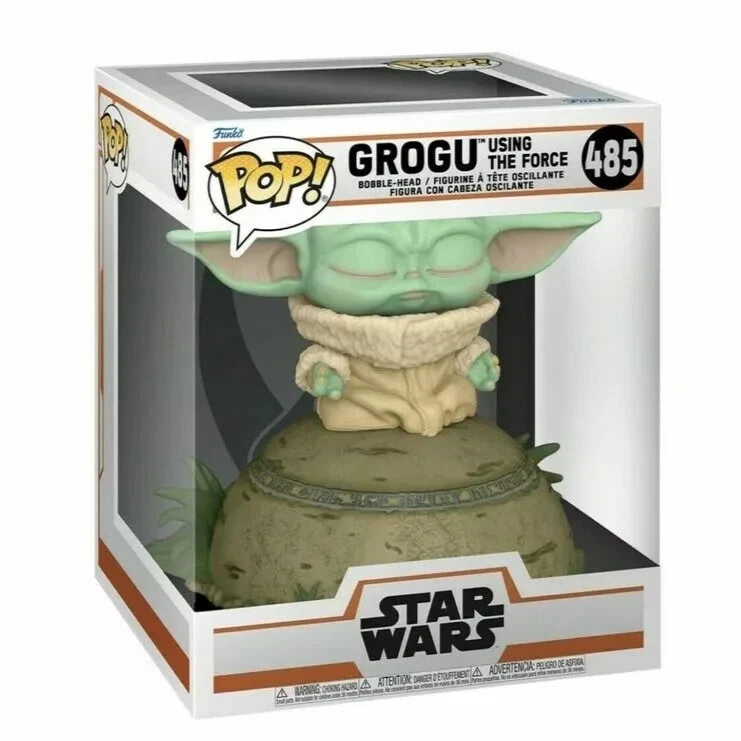 Funko Pop! - #485 StarWars - The Mandalorian - The Child (Grogu) Using The Force