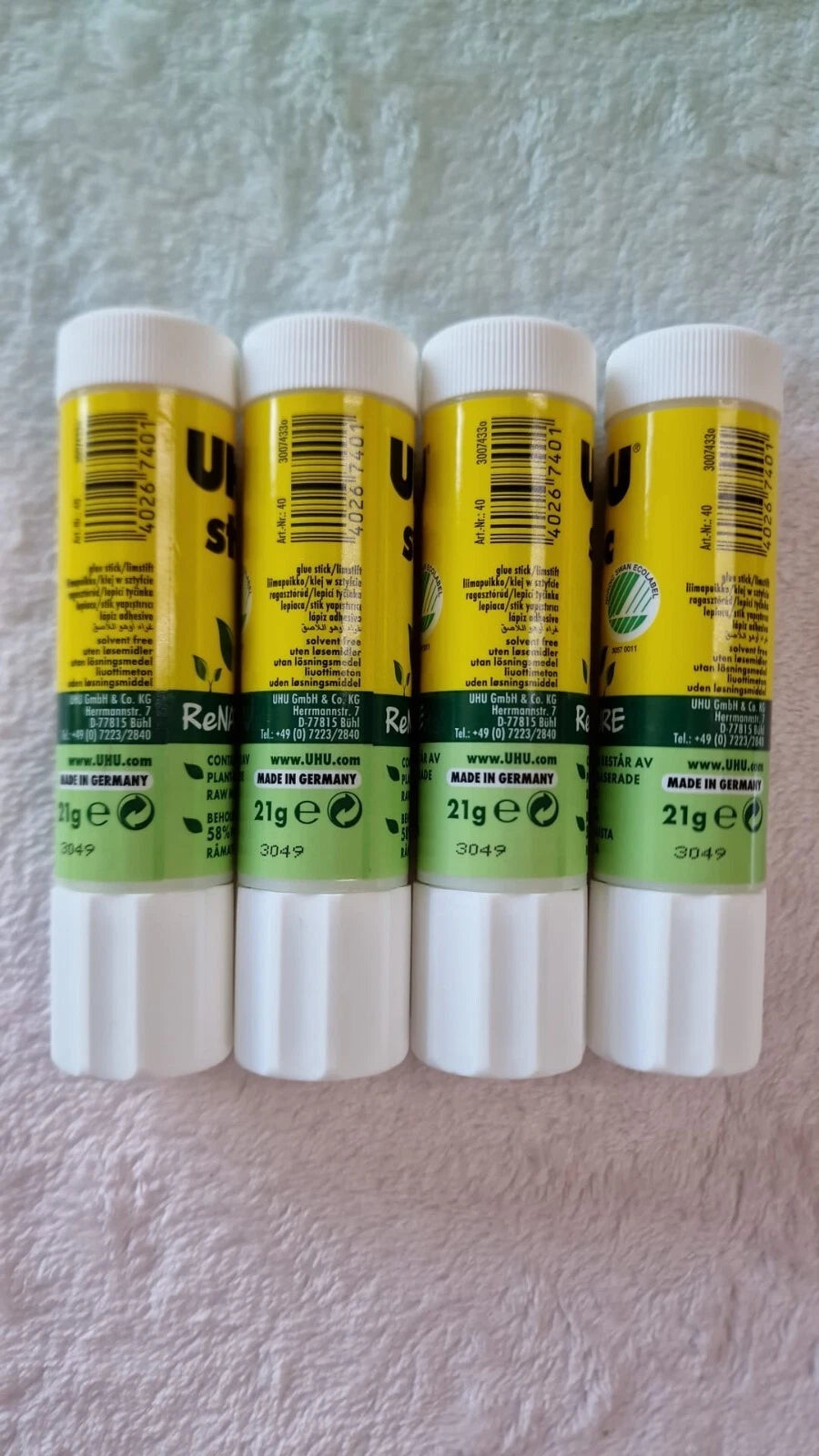 UHU Stic Glue Stick - 40g *Pack of 4*