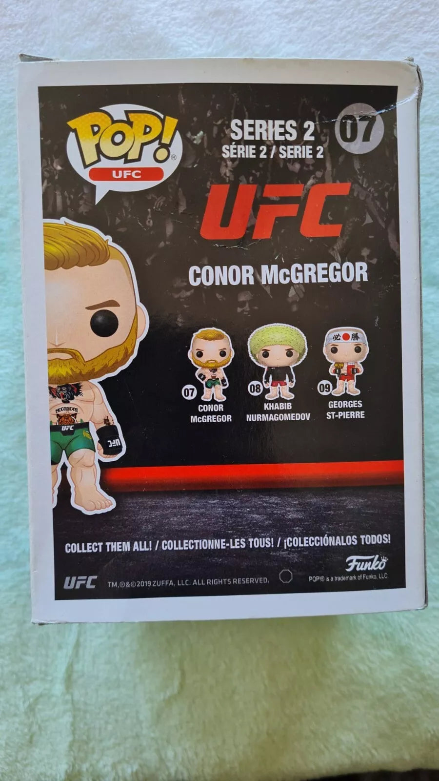 Funko Pop! -  #07 UFC - Conor McGregor *RARE Green Shorts Series 2*