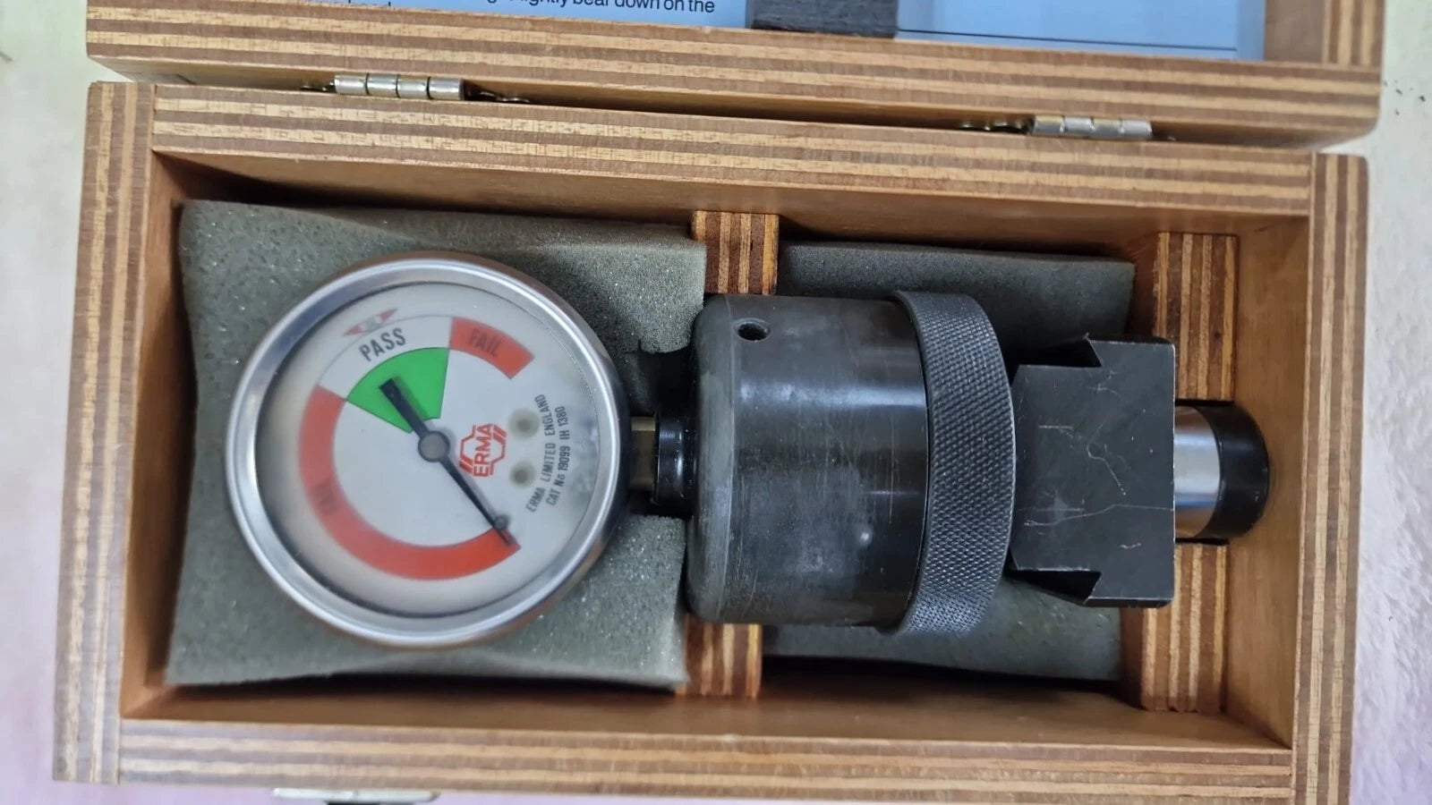 RAF Aircraft Test Gauge Kit Erma Ltd with box - Vintage Collectible