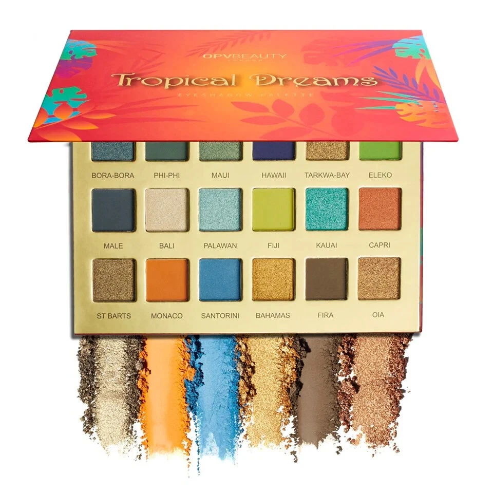 OPV Beauty - Tropical Dreams Eyeshadow Palette - 18 Colours