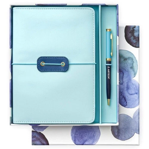 [A10] ARTEZA - Writing Journal in Gift Box (15.2 x 20.3cm) + 2x70 Paper Sheets & a Writing Pen