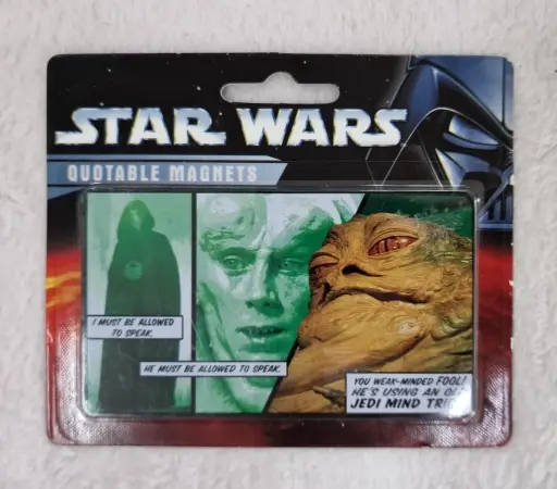 [C1] Star Wars Quotable Magnet “You Weak Minded Fool”