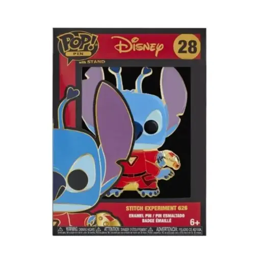 [EB1] Funko Pop! #28 - Pin With Stand - Lilo & Stitch - Experiment 626